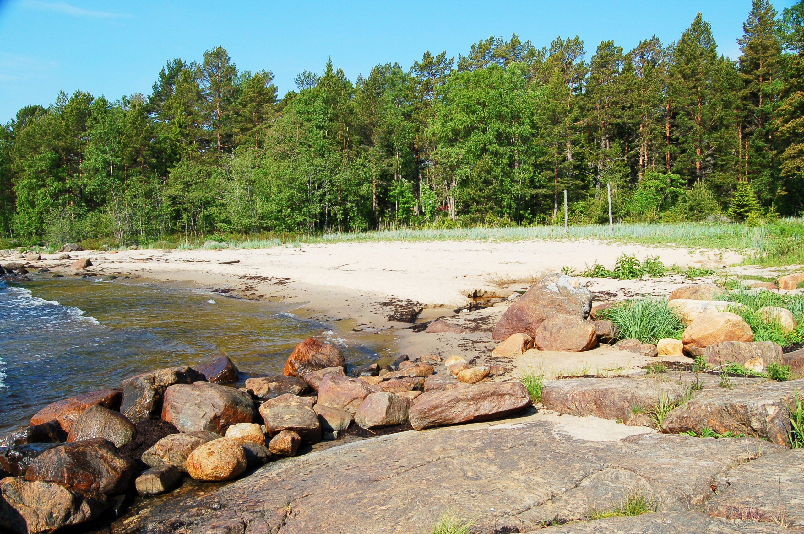 Vitsands badplats i Galtström.