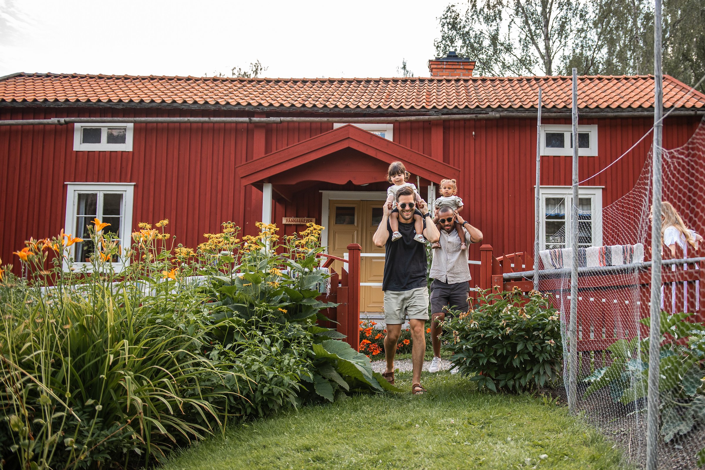 Stoj i trädgården vid Vännagården. Foto: Evelina Ytterbom 