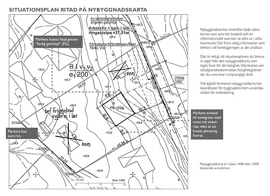 Exempelritning Nybyggnadskarta.
