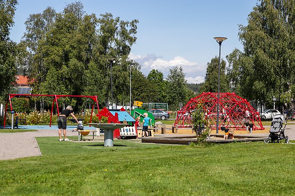 Bilden visar Hantverksparken.